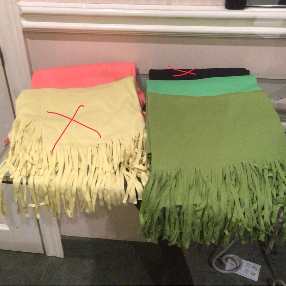 NWOT Bundled 3 solid colour Shawls/wrap/scarves